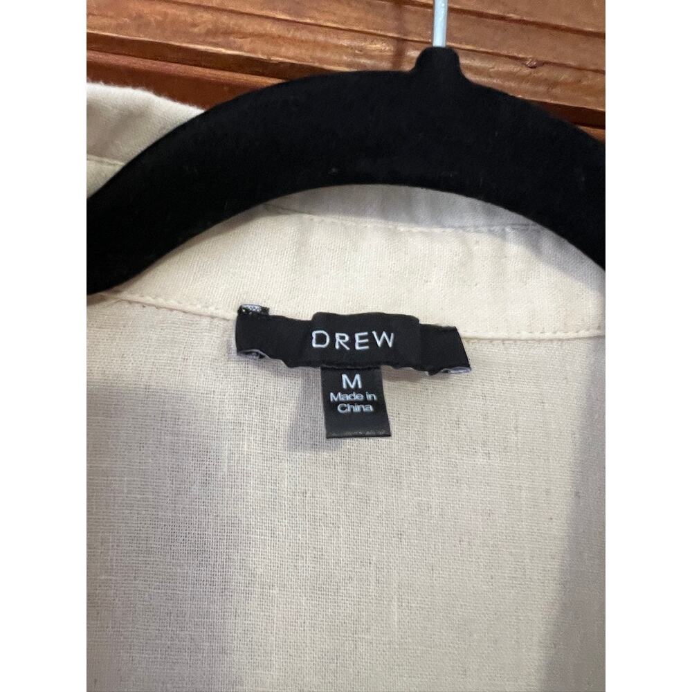 Drew Women's Cropped Drawstring Hem Button Up Shi… - image 7